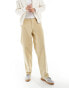 Фото #4 товара ASOS DESIGN baggy fit corduroy trouser in stone