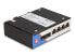 Фото #2 товара Delock Industrie Gigabit Ethernet Switch 4 Port RJ45 2 SFP für