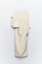 Фото #5 товара Трикотажное платье-туника асимметричного кроя ZARA