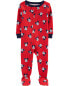 Фото #1 товара Baby 1-Piece Mickey Mouse 100% Snug Fit Cotton Footie Pajamas 24M