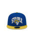 Фото #3 товара Men's X Staple Royal, Gold Los Angeles Rams Pigeon 59Fifty Fitted Hat
