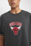 Фото #17 товара Футболка Defacto Chicago Bulls Boxy Fit B3924ax24sp
