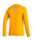 ფოტო #3 პროდუქტის Men's Gold San Jose Sharks Reverse Retro 2.0 Fresh Playmaker Long Sleeve T-shirt