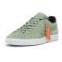 Фото #2 товара Puma Mapf1 Amg Suede Lace Up Mens Green Sneakers Casual Shoes 30792001