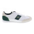 Фото #1 товара Lacoste Angular 123 4 CMA Mens White Canvas Lifestyle Sneakers Shoes