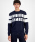 Фото #1 товара Men's Logo Stripe Sweater