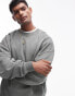 Фото #2 товара Topman relaxed fit crew sweatshirt in washed sage