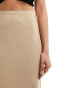 & Other Stories linen blend maxi skirt in beige