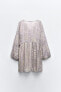Фото #4 товара Платье в стиле бохо с пайетками ZARA