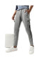 ფოტო #2 პროდუქტის Men's Light Grey Side Casual Joggers