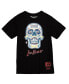 Фото #2 товара Men's Black Houston Rockets Hardwood Classics Sugar Skull Hometown T-shirt