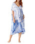 Фото #1 товара Tommy Bahama 299639 Abalone Watercolor Print Cover-Up Caftan, Size Large