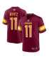 Фото #4 товара Men's Carson Wentz Burgundy Washington Commanders Game Jersey