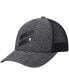 ფოტო #3 პროდუქტის Men's Heathered Black Icon Slash Trucker Snapback Hat
