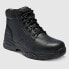 Фото #1 товара S Sport By Skechers Men's Steel Toe Leather Work Boots - Black 13