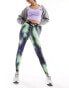 Фото #2 товара The North Face Training Aracar high waist 7/8 leggings in green dot print Exclusive at ASOS