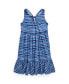ფოტო #2 პროდუქტის Big Girls Striped Cotton Jersey Dress