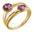 Statement Gold Plated Ring with Affinity Crystals BFF175