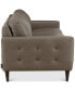 Фото #5 товара CLOSEOUT! Locasta 84" Tufted Leather Sofa, Created for Macy's