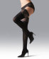 Фото #6 товара Women's Feathers Lace Top Opaque Thigh Highs