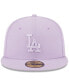 Фото #3 товара Men's Lavender Los Angeles Dodgers 2023 Spring Color Basic 59FIFTY Fitted Hat