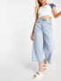 Stradivarius cropped denim jean in light wash