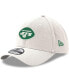Фото #2 товара Men's White New York Jets Iced II 39THIRTY Flex Hat