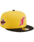 Фото #1 товара Men's Yellow, Black Florida Marlins Grilled 59FIFTY Fitted Hat