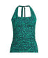 ფოტო #3 პროდუქტის Petite Square Neck Halter Tankini Swimsuit Top