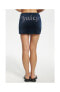 Фото #2 товара Women's Super Mini Skirt With Slit And Back Bling