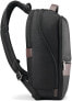 Фото #4 товара Мужской городской рюкзак черный с карманом Samsonite Kombi Business Backpack, Black/Brown, 17.5 x 12 x 7-Inch