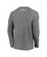 ფოტო #5 პროდუქტის Men's Heather Charcoal Dallas Mavericks 2021 Noches Ene-Be-A Authentic Shooting Long Sleeve T-shirt