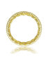 ფოტო #2 პროდუქტის RA 14K Gold Plated Cubic Zirconia 2 Chain Band Ring