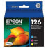 Фото #1 товара Epson 126XL C/M/Y 3pk Ink Cartridges - Cyan, Magenta, Yellow (T126520-CP)
