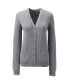 Фото #3 товара Women's School Uniform Cotton Modal Button Front Cardigan Sweater