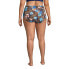 Фото #5 товара Plus Size Tummy Control High Waisted Bikini Swim Bottoms Print