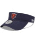 ფოტო #2 პროდუქტის Men's Navy Chicago Bears Main Adjustable Visor