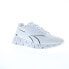 Reebok Zig Dynamica 4 Womens White Canvas Lace Up Lifestyle Sneakers Shoes 9.5