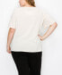 Plus Size Side Tie Tee