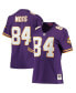 Фото #2 товара Women's Randy Moss Purple Minnesota Vikings Legacy Replica Team Jersey