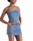 ფოტო #4 პროდუქტის Women's Suri Strapless Denim Top