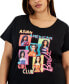 Фото #3 товара Trendy Plus Size Asian American Pacific Islander Barbie Graphic T-Shirt