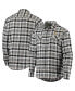 Фото #1 товара Men's Black and Gray Pittsburgh Penguins Ease Plaid Button-Up Long Sleeve Shirt