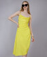 ფოტო #11 პროდუქტის Women's Cowlneck Sleeveless High-Low Midi Dress