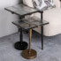 Side table 41 x 31,5 x 49 cm Crystal Golden Metal