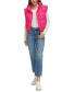 Фото #5 товара Women's Extended-Shoulder Cropped Puffer Vest