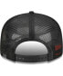 ფოტო #4 პროდუქტის Men's Black Teenage Mutant Ninja Turtles Angry Leonardo Trucker 9FIFTY Snapback Hat