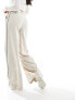 Фото #7 товара ASOS DESIGN high waist trousers with side stripe in stone