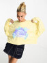 adidas Originals long sleeve sweatshirt in yellow