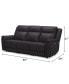 Фото #17 товара Addyson 88" 3-Pc. Leather Sofa with 3 Zero Gravity Recliners with Power Headrests, Created for Macy's